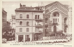 21. Grenoble-Consécration de l_église Saint-Joseph-La Procession