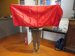 Nappe d'autel rouge
