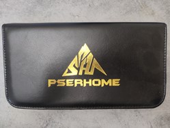 Pencase PSH noire, logo doré