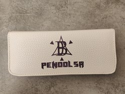 Pencase PDS blanche, logo noir