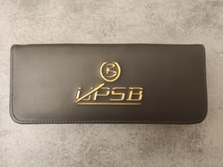 Pencase UPSB noire, logo doré
