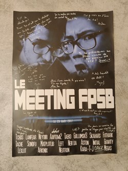 Affiche meeting FPSB 2017 de Banz, signée par les membres présents