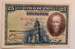25 Pesetas 15 de Agosto 1928