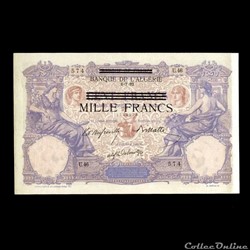 TUNISIE 1.000 Francs 1942