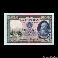 PORTUGAL 1.000 Escudos 1942