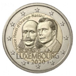 2 euro Henri d'Orange-Nassau 2020