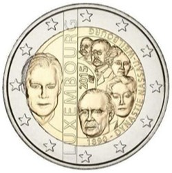 2 euros Dynastie Nassau-Weilbourg Luxembourg 2015 UNC