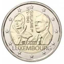 2 euros Guillaume Ier Luxembourg 2018 UNC