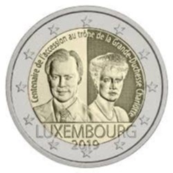 2 euros Duchesse Charlotte Luxembourg 2019 UNC
