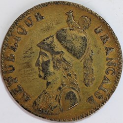 Essai de 5 décimes de Lorthior 1800 Paris