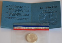 piefort argent de 5 centimes marianne