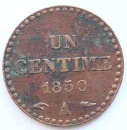 1 centime dupré 1850 paris
