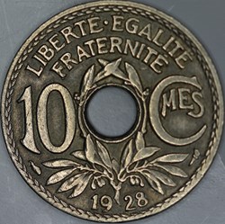 10 centimes lindauer cupro nickel