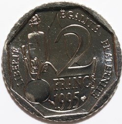 2 francs louis pasteur