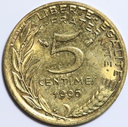 5 centimes marianne 1996