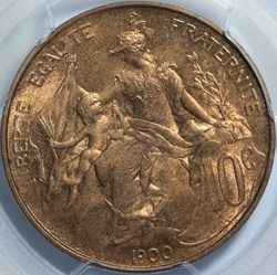 10 centimes daniel dupuis 1900