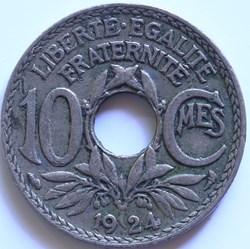 10 centimes lindauer 1924