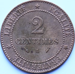 2 centimes céres 1894 paris