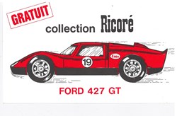 Flyer offert par Ricoré à la fin des années 60. Série de 4