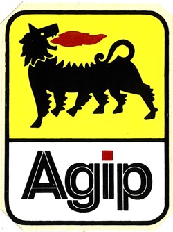 Autocollant\Pétrolier\Agip