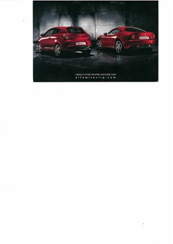 Carte postale Alfa Mito et 8C Competizione