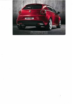 Carte postale Alfa Mito