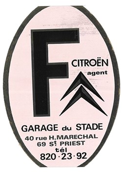 Autocollant\Garage\Citroën
