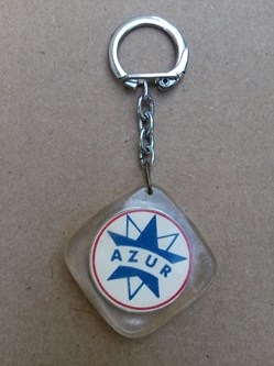 Porte-clé\pétrolier\Azur