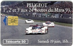 Télécarte\Peugeot
