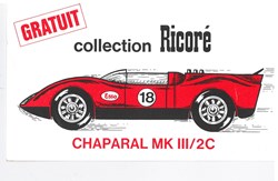 Flyer offert par Ricoré à la fin des années 60. Série de 4