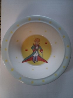 Assiette de bébé en plastique "Petit Prince"