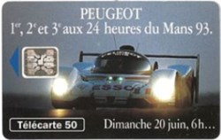 Télécarte\Peugeot