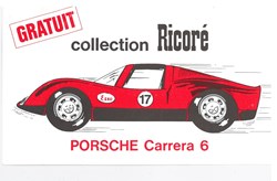 Flyer offert par Ricoré à la fin des années 60. Série de 4