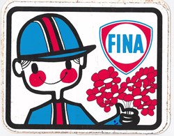 Autocollant\Pétrolier\Fina