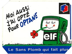 Autocollant\Pétrolier\Elf