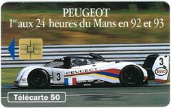 Télécarte\Peugeot