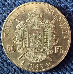 50 Frs OR 1866A