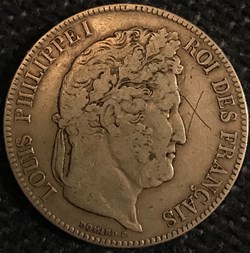 LOUIS PHILIPPE Ier 1843W