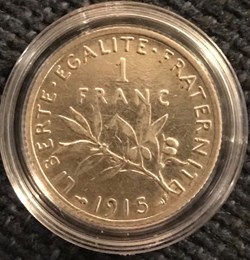 1 franc Argent Semeuse 1915
