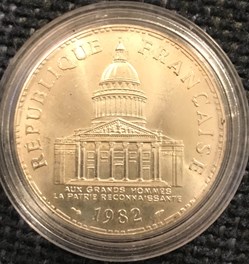 100 Frs Panthéon 1982