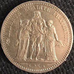 5 Frs Hercule 1875A