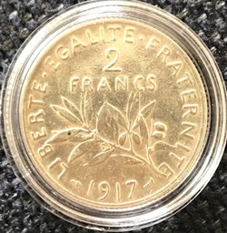 2 francs Argent Semeuse 1917