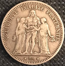 5 Frs Hercule 1874A