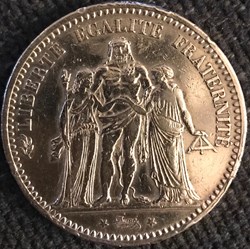 5 Frs Hercule 1873A