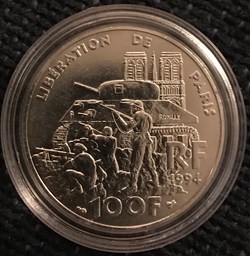 100 Frs 1994 Libération de Paris