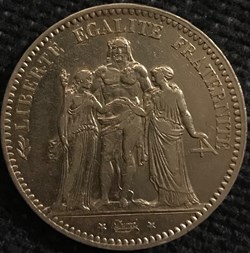 5 Frs Hercule 1877A