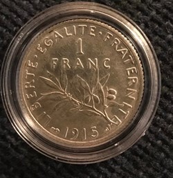 1 franc Argent Semeuse 1915