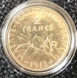 2 francs Argent Semeuse 1915