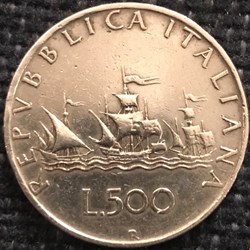 500 Lires 1959 R