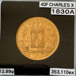 40 Frs OR Charles X 1830A